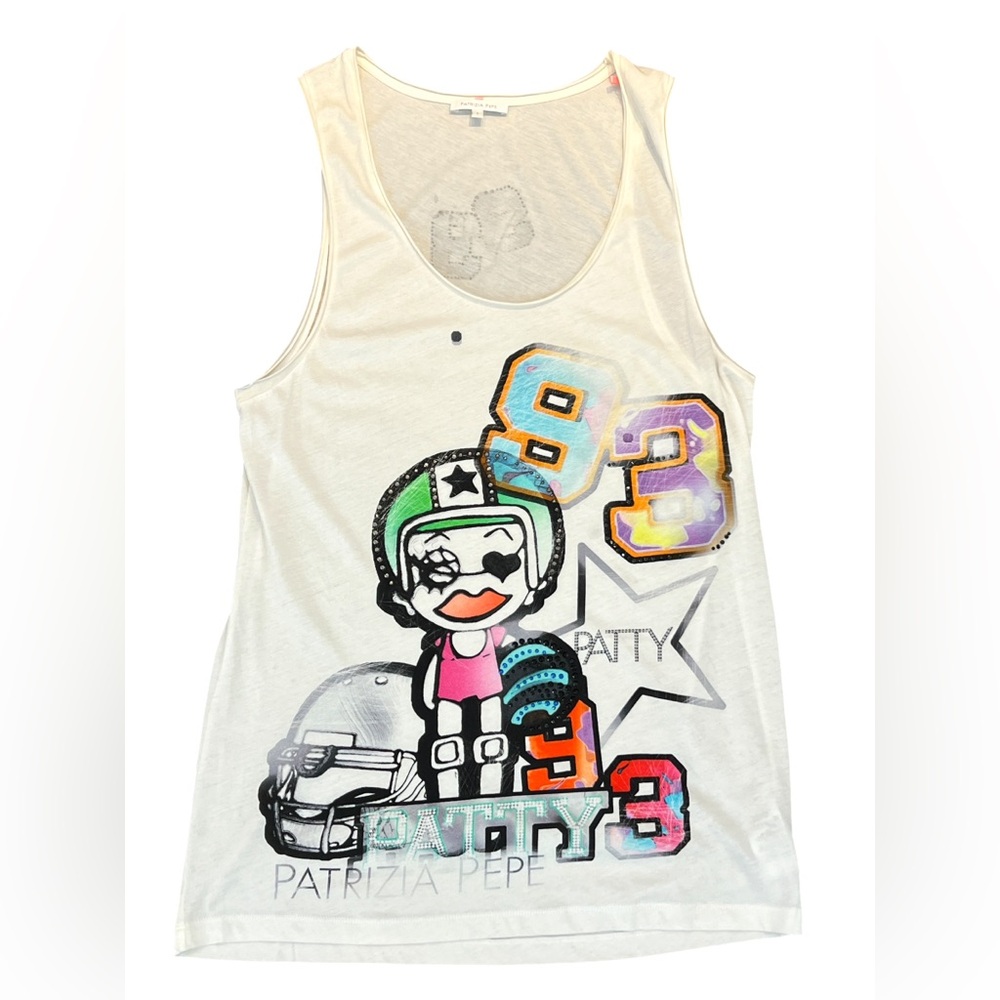 Patrizia Pepe white tank top